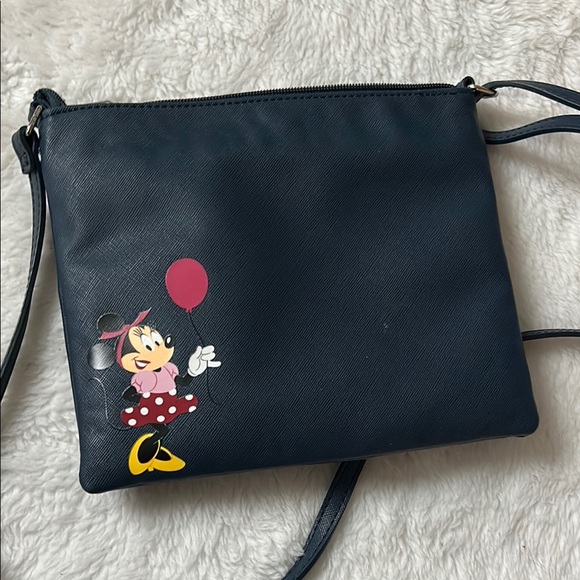 Disney Crossbody Bag with Castle and Ferris Wheel Design - Black and Multicolor - Picture 6 of 7